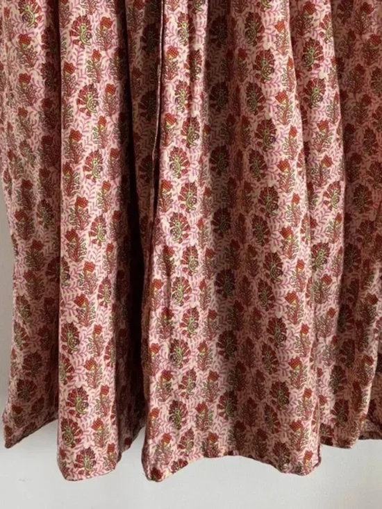 Zara | Floral Button Down "The Rosie" Boho Maxi Lightweight Dress M - Picture 7 of 13